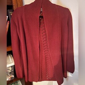 Beautiful burnt orange knit cotton sweater! Perfect for Fall!